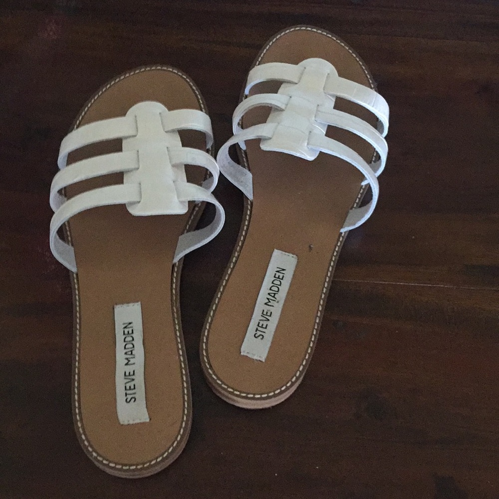 Steve madden White fisherman sandals size 8 1/2